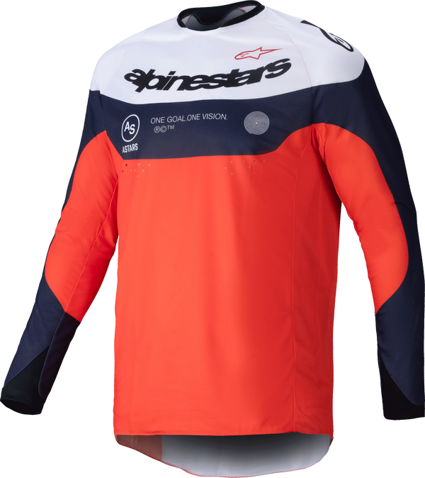 PRO-DURA JERSEY NAVY/HOT ORANGE/WHITE