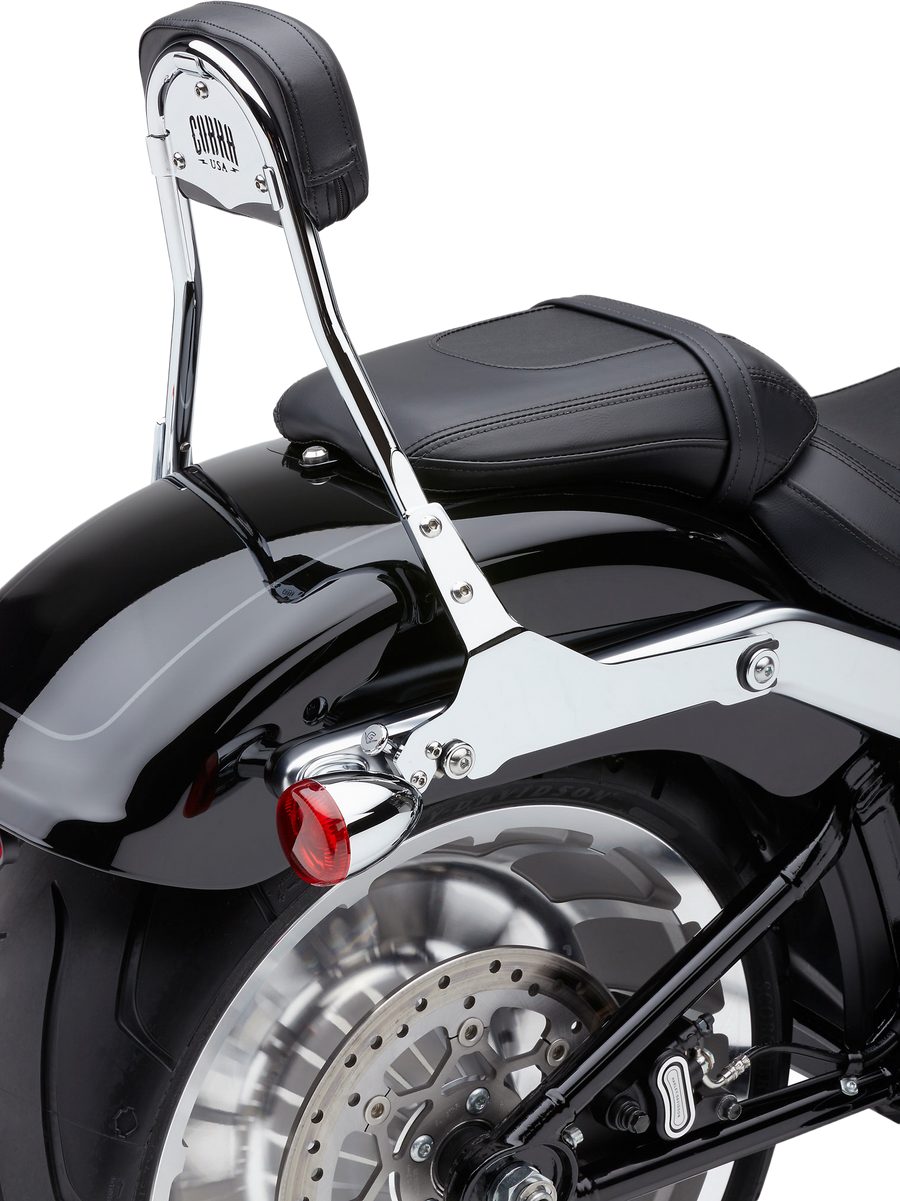 DETACHABLE BACKREST ROUND CHROME FLFB/S  FXBR/S 18-25