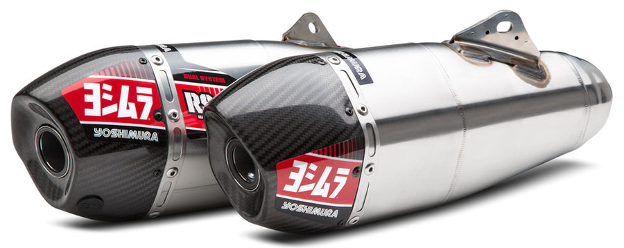 RS-9 HEADER/CANISTER/END CAP EXHAUST DUAL SLIP-ON SS-AL-CF | 225832R520