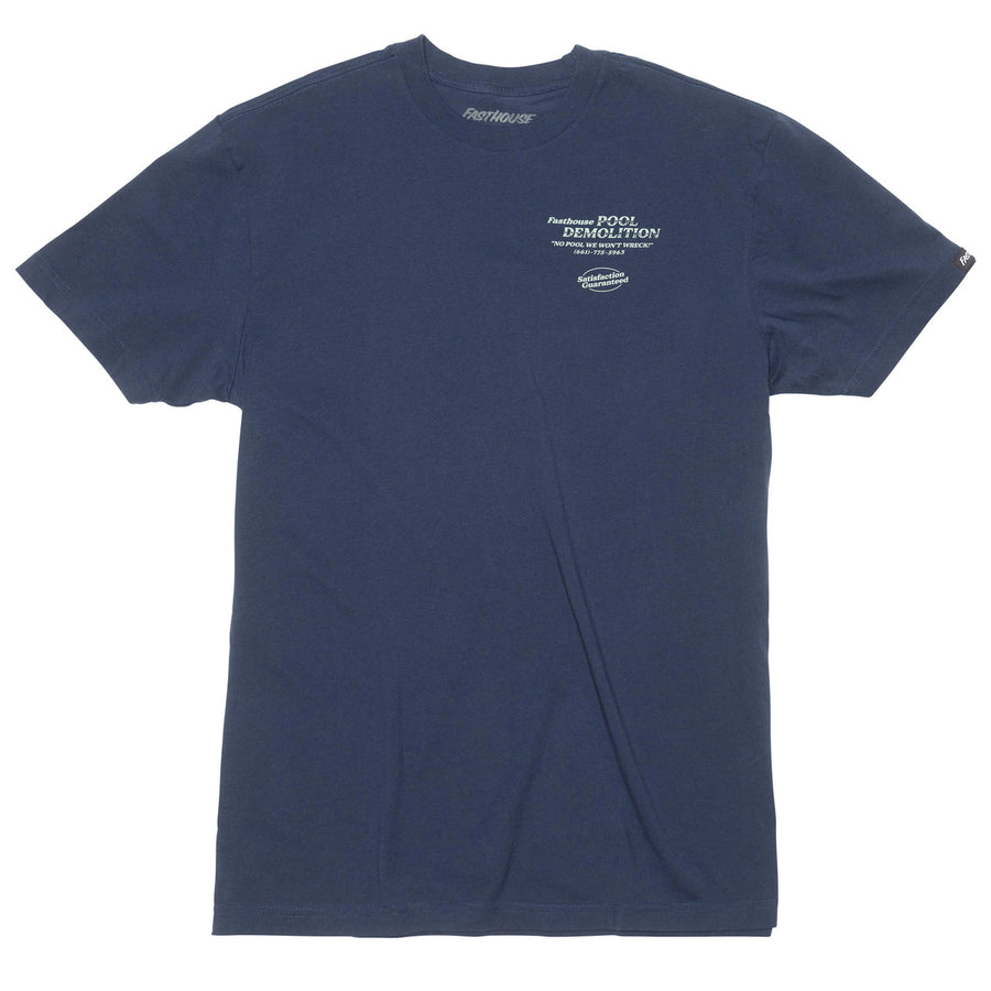 YTH DEMOLITION SS TEE NVY