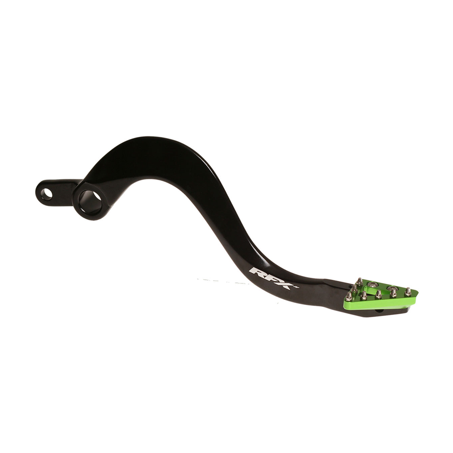 REAR BRAKE PEDAL GREEN SOLID-TIP KAW | FXRB 20201 99GN