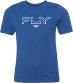 YOUTH FLY EDGE TEE ROYAL BLUE