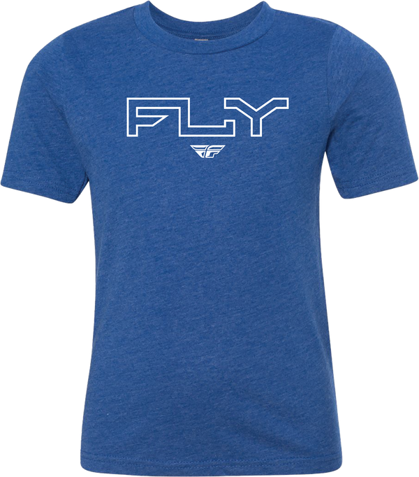 YOUTH FLY EDGE TEE ROYAL BLUE YL | 354-0310YL