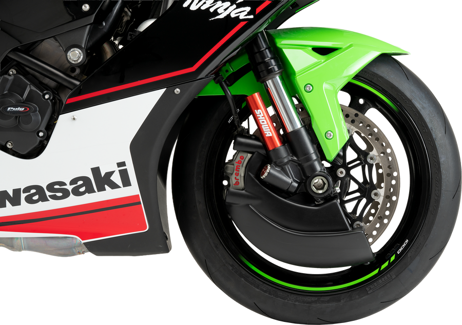 BRAKE COOLER MATTE BLACK KAW