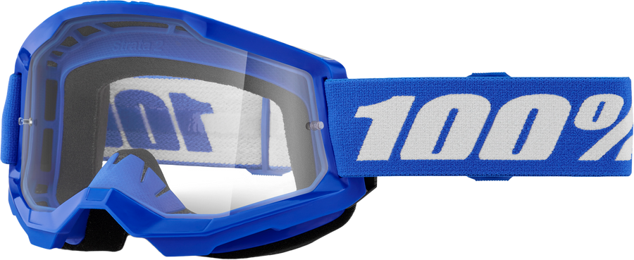 STRATA 2 JUNIOR GOGGLE BLUE CLEAR LENS