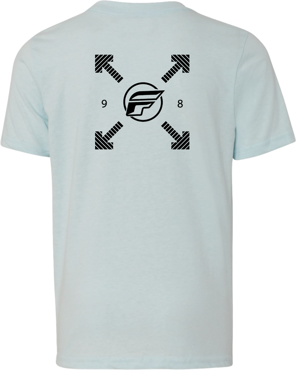 YOUTH FLY LOST TEE ICE BLUE YL | 354-0325YL