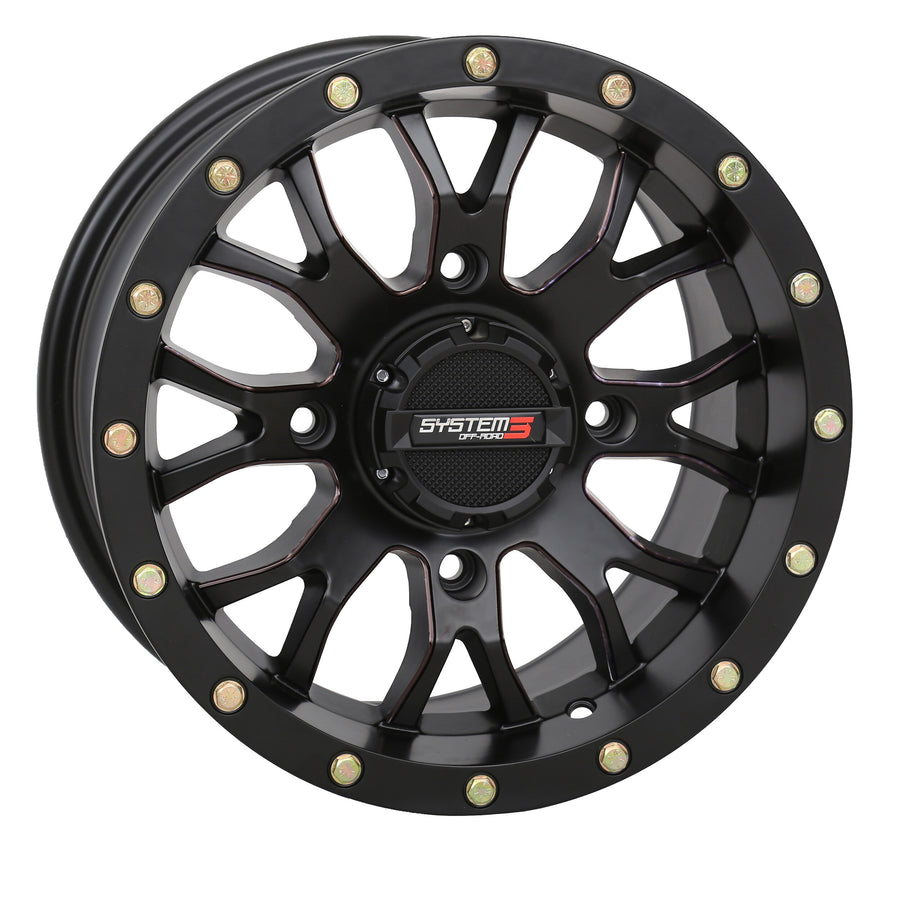 ST3 WHEEL 18X7 4+3 (+10MM) 4/156 MATTE BLACK | 18S3-1156