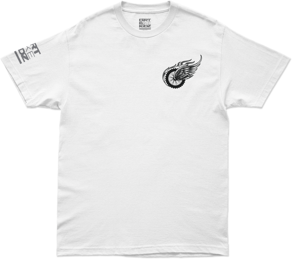 TWO WHEELS TEE WHITE