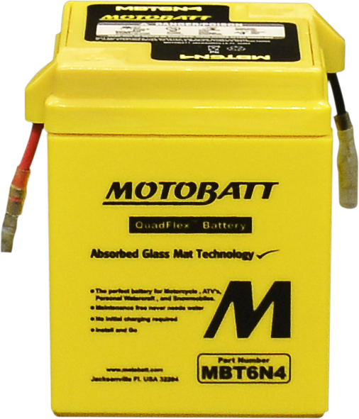 BATTERY MBT6N4 SEALED FACTORY ACTIVATED | MBT6N4