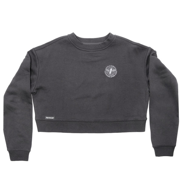 WM RENOWN CREWNK CROP BLK