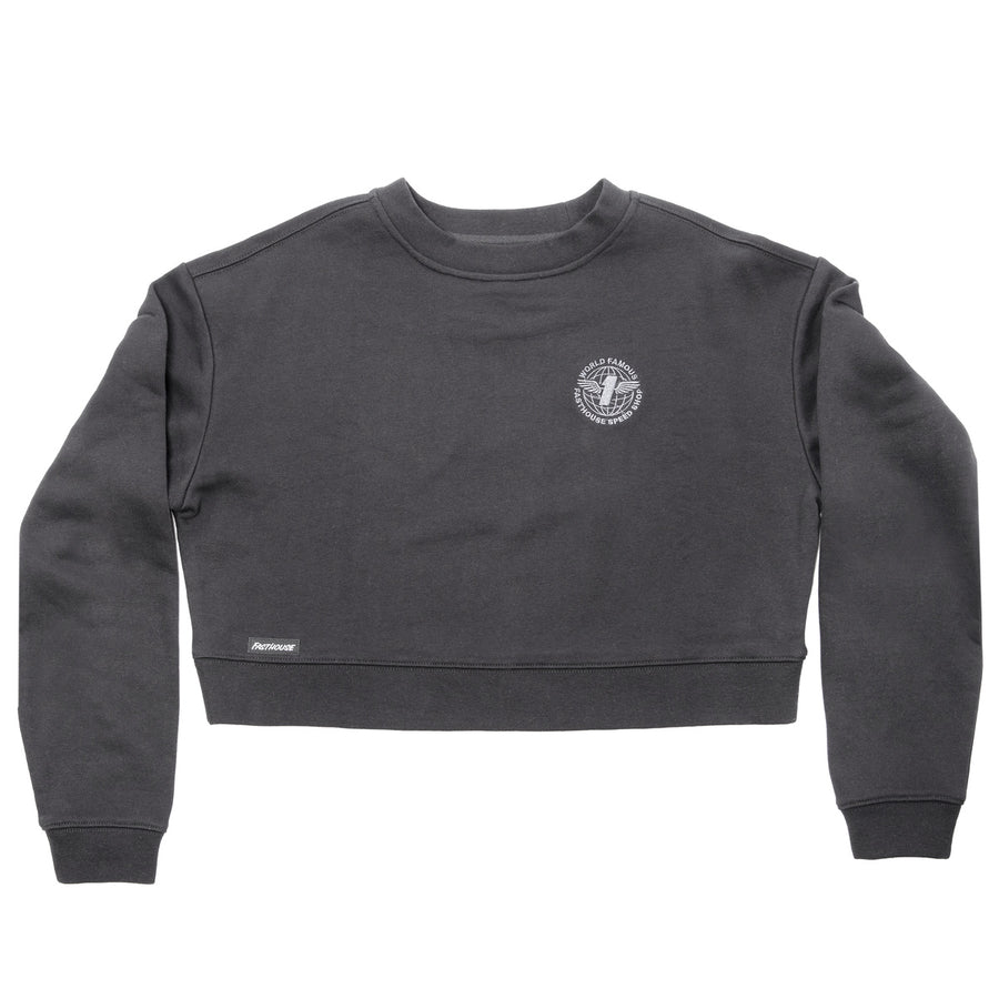 WM RENOWN CREWNK CROP BLK