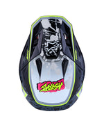S-M7 BLASTER HELMET ECE06/DOT BLK/GRY/WH/YLLW FLUO GLSY XS