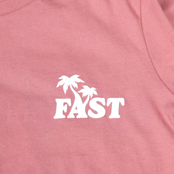 WMN VACAY SS TEE MAUVE