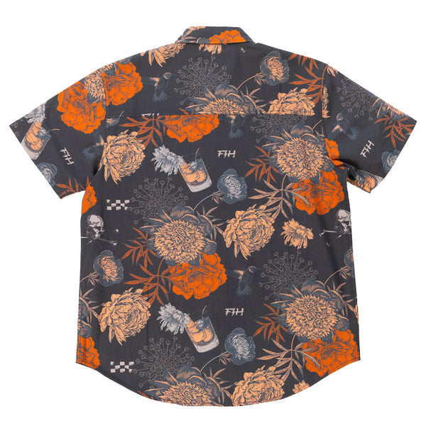 SCENE SS BTNUP SHIRT BLK