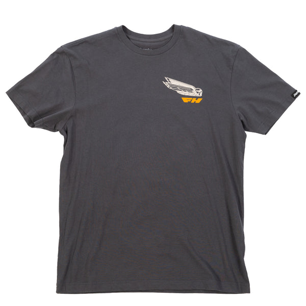 FLYER TEE GRAPHITE BLACK