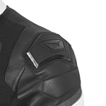 REVO LTHR JACKET BLK/WHT