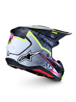 S-M7 BLASTER HELMET ECE06/DOT BLK/GRY/WH/YLLW FLUO GLSY 2X