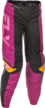 WOMEN'S F-16 PANTS CA/NY BLACK/MAUVE/YELLOW SZ 07/08 | C378-83207