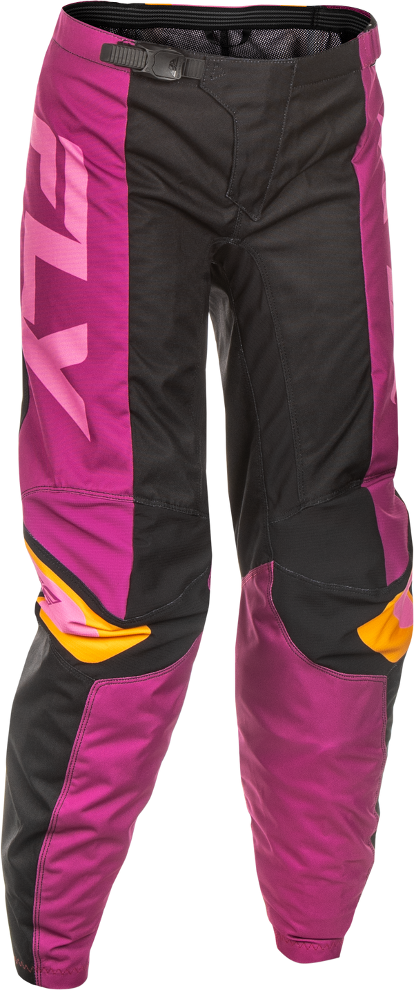 WOMEN'S F-16 PANTS CA/NY BLACK/MAUVE/YELLOW SZ 05/06 | C378-83205