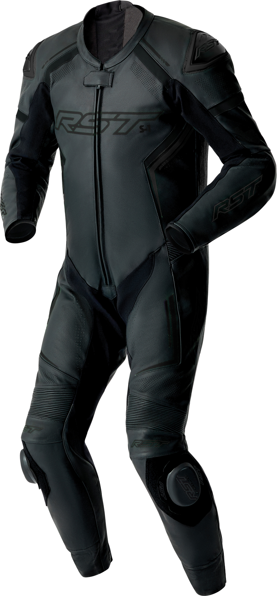 S1 D3O SUIT BLACK LEATHER XS