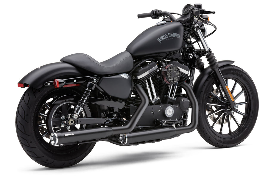 3" RPT SLIP-ONS BLACK SPORTSTER 04-13