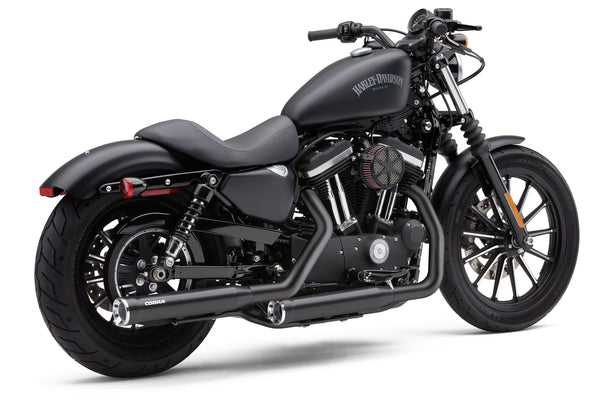 3" RPT SLIP-ONS BLACK SPORTSTER 14-24