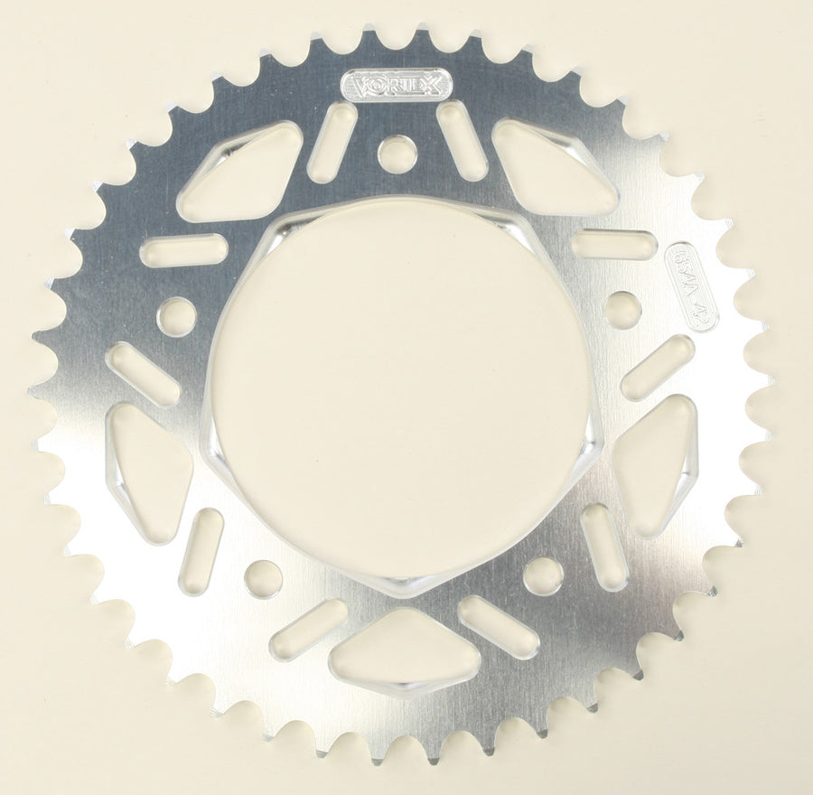 REAR SPROCKET ALUMINUM 42T-520 SIL YAM