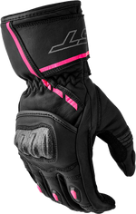 WOMENS S1 GLOVE BLACK/PINK LEATHER