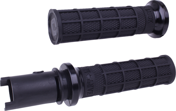 LOCK-ON HART-LUCK FULL-WAFFLE BLACK/BLACK CVO `23-24