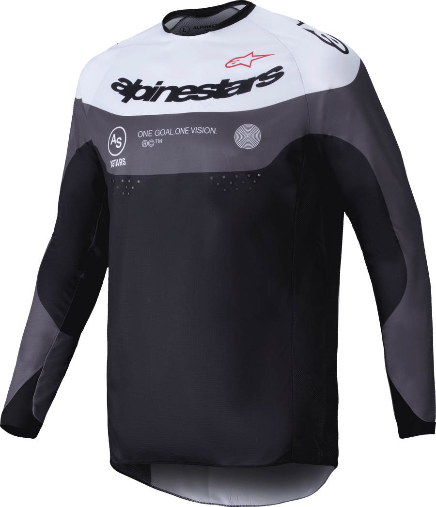PRO-DURA JERSEY BLACK/MAGNET/WHITE 2X