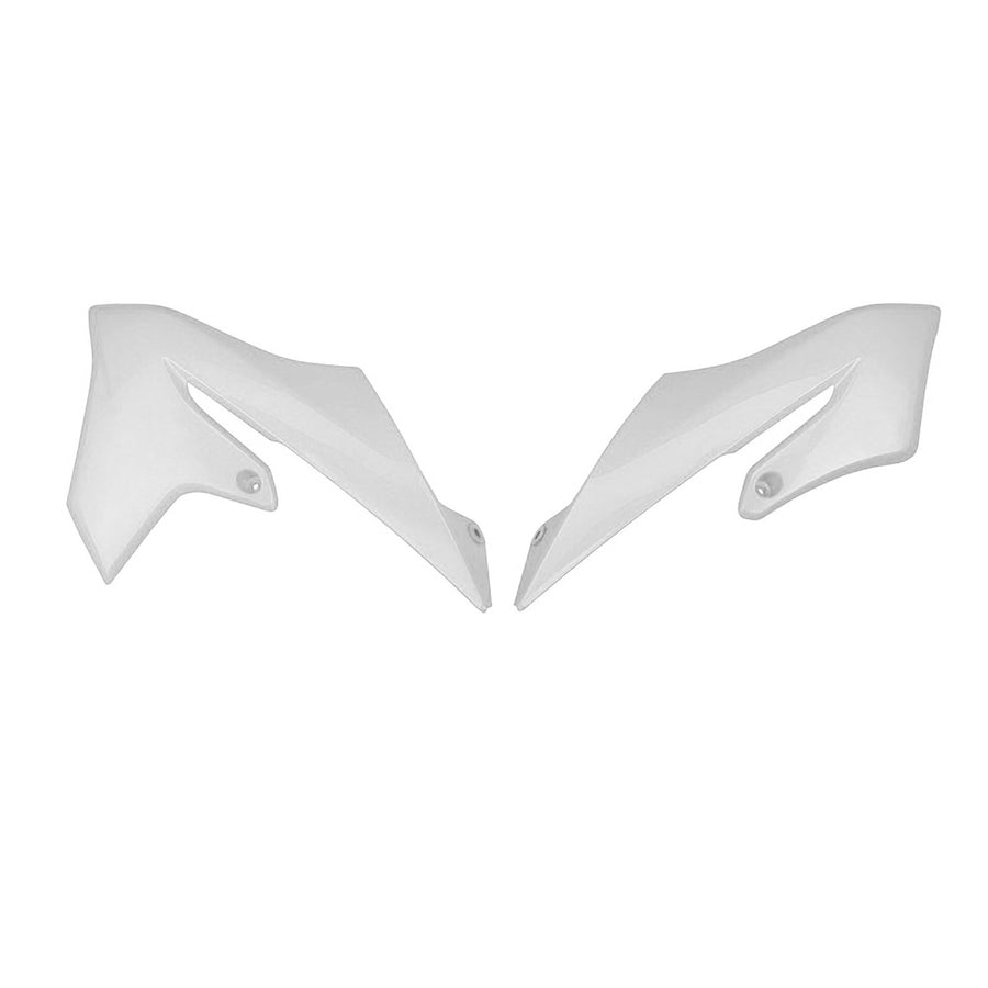 RADIATOR SCOOPS YZ65 WHITE