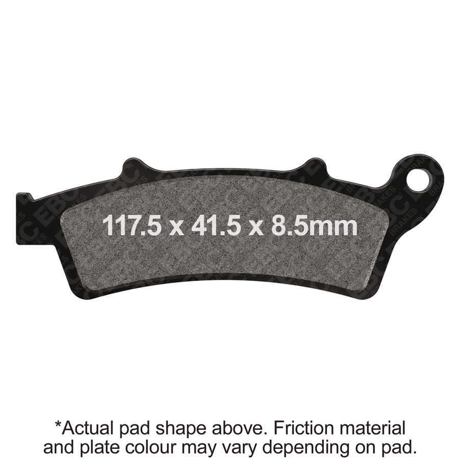 BRAKE PADS SFA324HH DOUBLE-H SINTERED