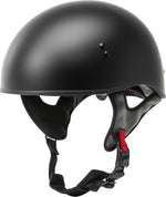 HH-65 HALF HELMET NAKED MATTE BLACK 2X