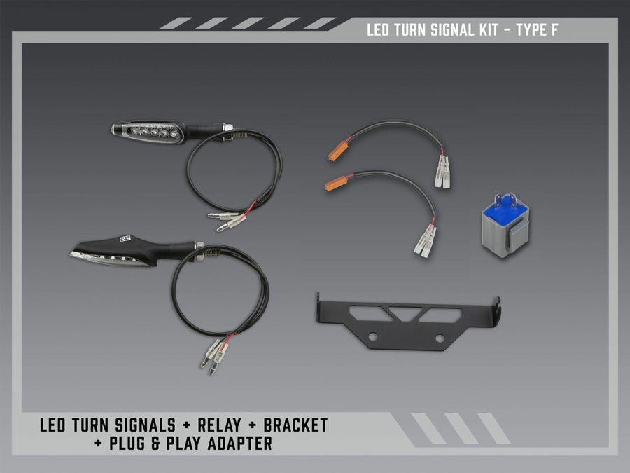 FE V2 STND LED TURN SIG KIT F | 075BG-STD-F-K