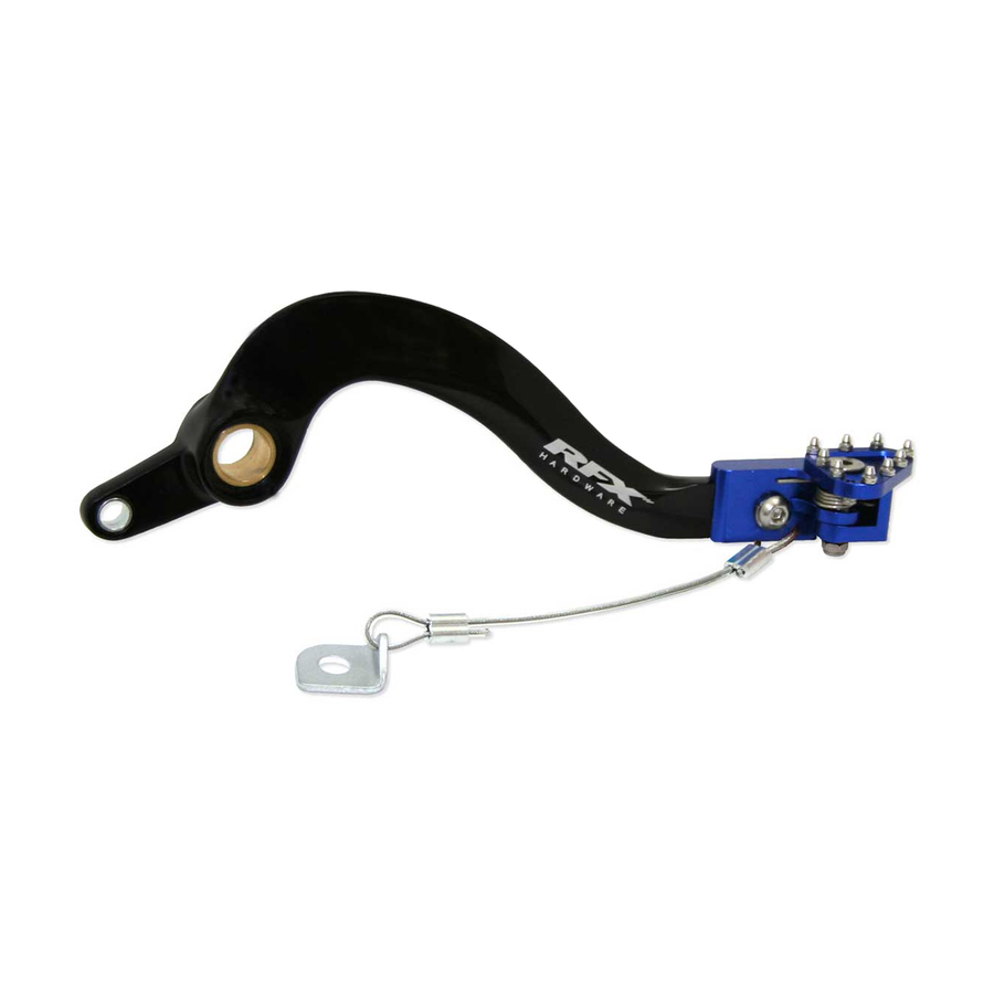 REAR BRAKE PEDAL BLUE FOLDING-TIP YAM | FXRB 40100 99BU