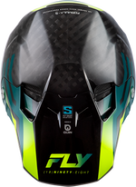 FORMULA S CARBON BYTE HELMET BLACK CARBON/TEAL/LIME MD