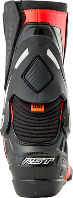 TRACTECH EVO D3O BOOT BLACK/FLO RED 9