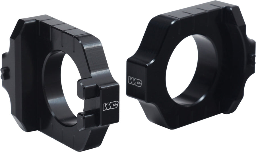 AXLE BLOCKS ELITE KAW/SUZ BLACK