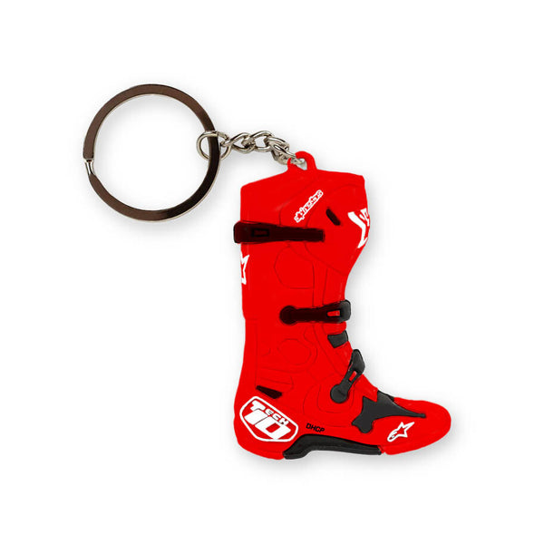 NEW TECH 10 BOOT KEYFOB RED | 1230-94000-30-OS