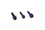 CHACHO'S BOLT KIT PURPLE M8 ENG TRANS PRIM BLK