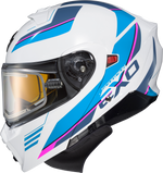 EXO-GT930 COLD WEATHER HELMET MODULUS WHT/BLU MD (ELECTRIC)