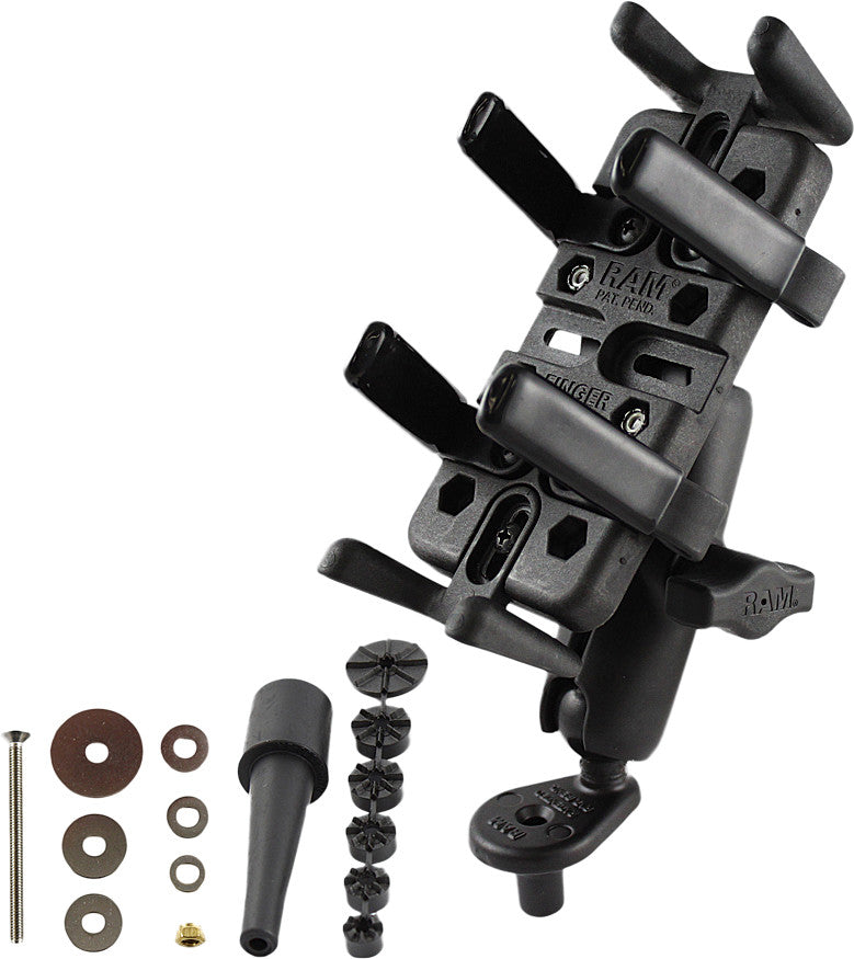 FORK STEM MOUNT W/FINGER GRIP PHONE/RADIO HOLDER