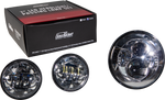 LED HEADLIGHT/PASSING LAMP SET CHROME | 820-0367