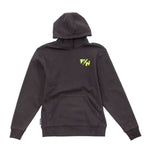 YTH FRAY HOODPULLOVER BLK