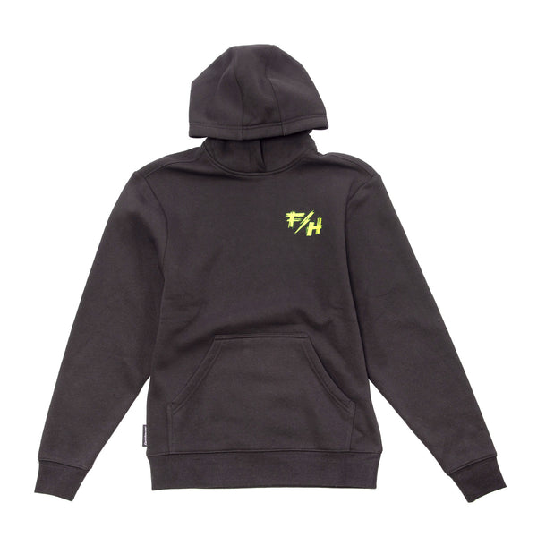 FRAY HOODPULLOVER BLACK