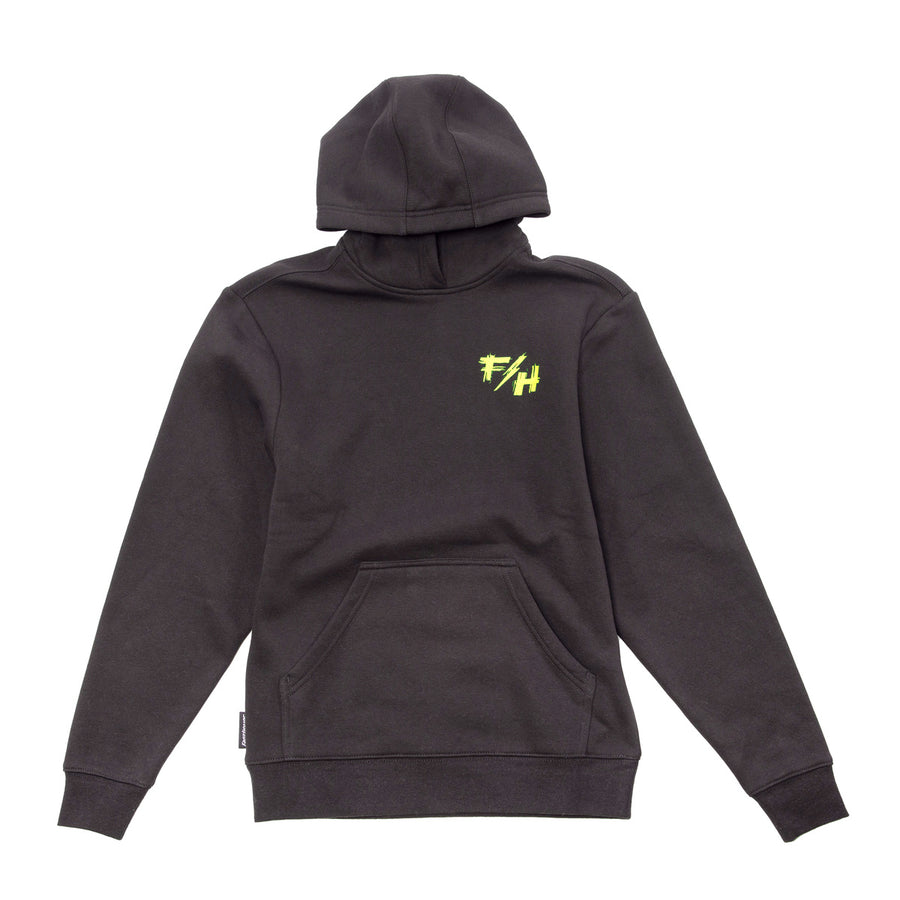 FRAY HOODPULLOVER BLACK