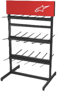 ALPINESTARS GLOVE DISPLAY BLACK BOX 1 OF 2
