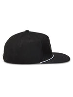LABEL SNAPBACK HAT BLACK