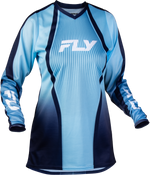 WOMEN'S F-16 LIFT JERSEY AQUA/NAVY/WHITE