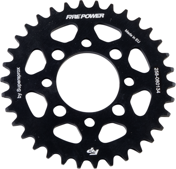 REAR SPROCKET ALUMINUM 34T BLK | FPA-801-34-BLK